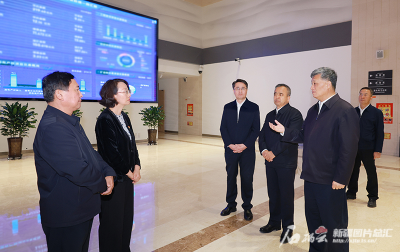 马兴瑞艾尔肯·吐尼亚孜深入调研公共资源交易和政务服务工作